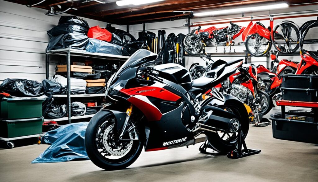 motorcycle winter storage